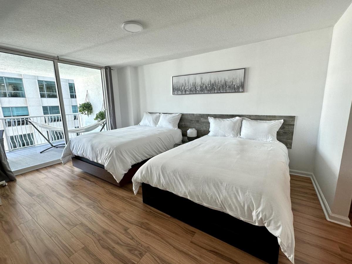 City & Sea View+Free Parking Modern Condo Miami Exteriér fotografie